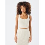 Project x paris crop top knit couleur - ivoire, taille - xs
