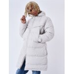 Project x paris doudoune longue  capuche couleur - gris clair, taille - s