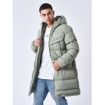 Project x paris doudoune longue  capuche khaki clair s