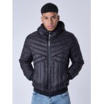 Project x paris doudoune matelass gometrique couleur - noir, taille - xl