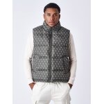 Project x paris doudoune sans manches all over monogramme couleur - olive fonc, taille - s
