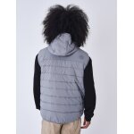 Project x paris doudoune sans manches bimatire couleur - gris clair, taille - s