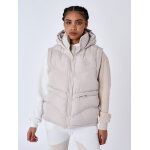 Project x paris doudoune sans manches  capuche vague couleur - greige, taille - l