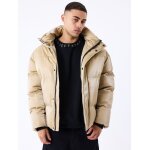 Project x paris doudoune ultra brillante  capuche couleur - beige, taille - s