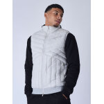 Project x paris gilet matelassé géometrique couleur - gris clair, taille - xl Project x paris gilet matelassé géometrique couleur - gris clair, taille - xl