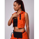 Project x paris gilet sans manche couleur - orange, taille - xl