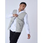 Project x paris gilet sans manche matelassage vague couleur - kaki, taille - xl