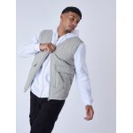 Project x paris gilet sans manche matelassage vague khaki clair m