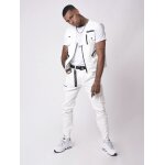 Project x paris jean cargo poches et sangle de resserrement en bas couleur - blanc, taille - 30