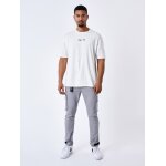 Project x paris jean cargo poches et sangle de resserrement en bas couleur - gris clair, taille - 36