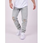 Project x paris jean droit d�chir� avec trous bleu clair 30