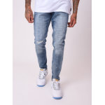 Project x paris jean skinny bleu délavé avec trou couleur - bleu, taille - 30 Project x paris jean skinny bleu délavé avec trou couleur - bleu, taille - 30