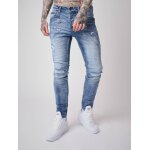 Project x paris jean skinny effet us� et gratt� bleu 29