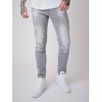 Project x paris jean skinny effet us et gratt couleur - gris clair, taille - 30
