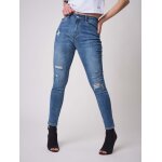 Project x paris jean skinny fit effet us� bleu 36