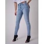 Project x paris jean skinny fit push - up tiquette logo couleur - bleu, taille - 36
