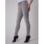 Project x paris jean skinny fit push - up tiquette logo couleur - gris clair, taille - 34