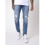 Project x paris jean slim basic bleu effet usé et tacheté couleur - bleu, taille - 29 Project x paris jean slim basic bleu effet usé et tacheté couleur - bleu, taille - 29