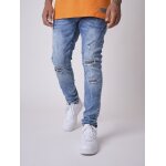 Project x paris jean slim dchir et doubl couleur - bleu, taille - 32
