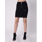 Project x paris jupe courte couture contrast couleur - noir, taille - l