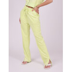 Project x paris pantalon ample en velours couleur - jaune fluo, taille - s