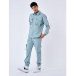 Project x paris pantalon cargo bleu brume m