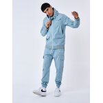Project x paris pantalon cargo avec empicement couleur - bleu vert, taille - xl