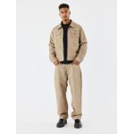 Project x paris pantalon en cuir effet denim couleur - beige, taille - m