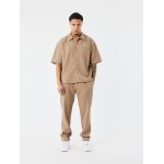 Project x paris pantalon décontracté plissé couleur - taupe, taille - m Project x paris pantalon décontracté plissé couleur - taupe, taille - m