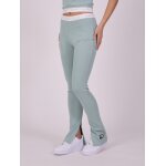 Project x paris pantalon flare ourlet fendu couleur - turquoise, taille - s