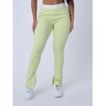 Project x paris pantalon flare ourlet fendu vert fluo xs