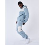 Project x paris pantalon de jogging bi - matire a poches couleur - bleu gris, taille - xl