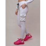 Project x paris pantalon de jogging en velours couleur - blanc, taille - l Project x paris pantalon de jogging en velours couleur - blanc, taille - l