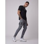 Project x paris pantalon  poches avec ceinture couleur - gris clair, taille - s