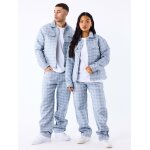 Project x paris pantalon unisexe en toile  motif gometrique couleur - bleu, taille - xxl