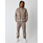 Project x paris pantalon workwear multipoches couleur - taupe, taille - s