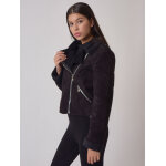 Project x paris perfecto en daim doublure imitation peau de mouton couleur - noir, taille - s