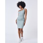 Project x paris robe asymtrique a bretelles bleu brume l