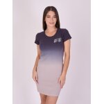 Project x paris robe basic d�grad�e triple logo noir xs