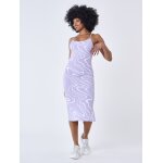 Project x paris robe a bretelle effet ecume couleur - lilas, taille - m