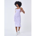 Project x paris robe a bretelle effet ecume lila l