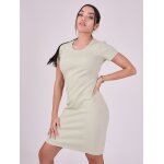 Project x paris robe c�tel�e manche courte vert d'eau s