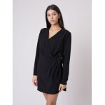 Project x paris robe portefeuille avec noeud couleur - noir, taille - l