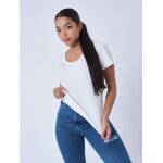 Project x paris t - shirt basic broderie logo ton sur ton blanc cass m