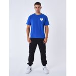 Project x paris t - shirt c?ur bris� bleu electrique 1 s