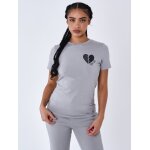 Project x paris t - shirt c?ur bris gris anthracite m