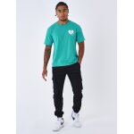 Project x paris t - shirt c?ur bris� vert �lectrique s