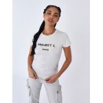 Project x paris t - shirt col rond couleur - greige, taille - s