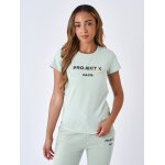 Project x paris t - shirt col rond couleur - vert d'eau, taille - m