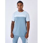 Project x paris t - shirt coloblock couleur - bleu glacier, taille - s
